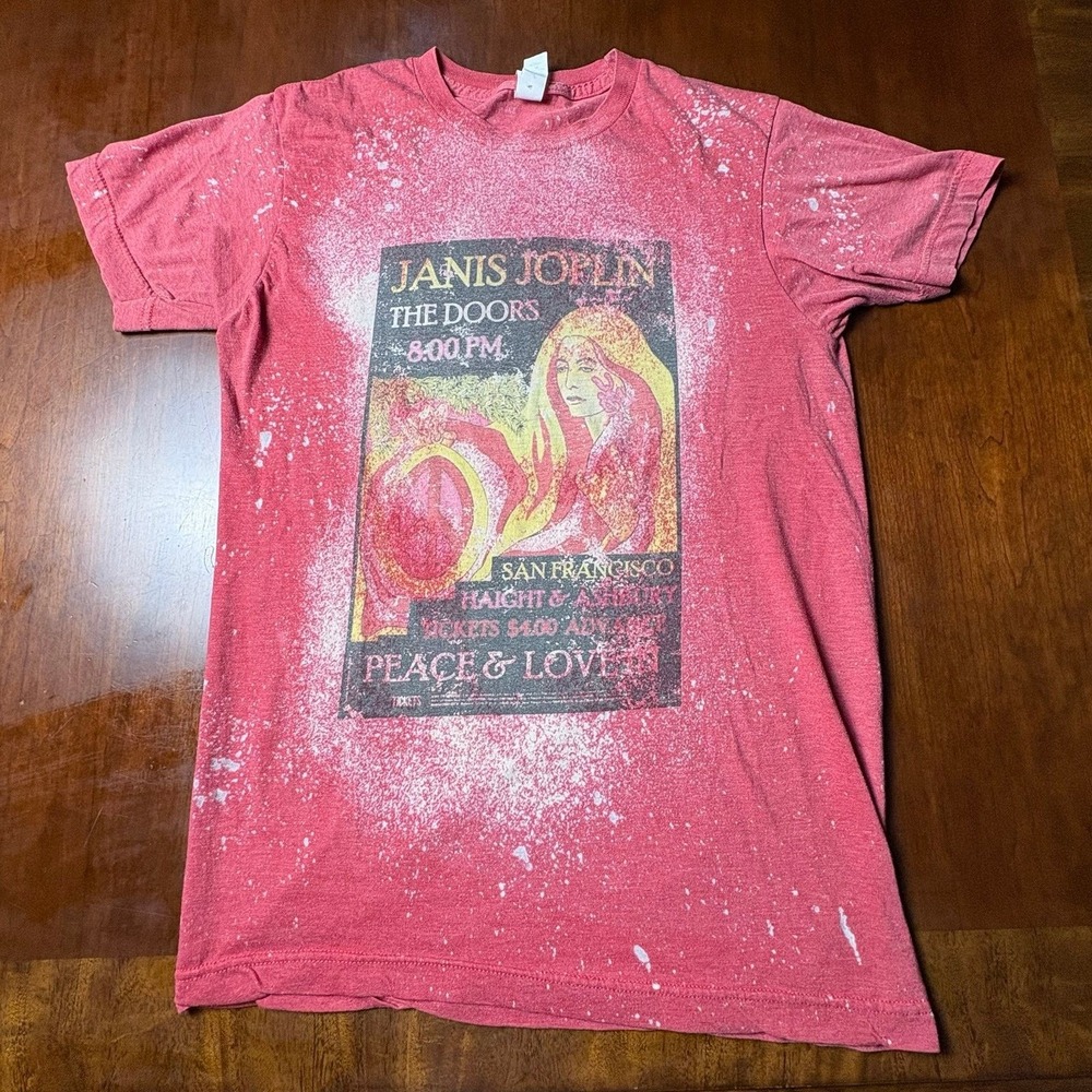 Janis Joplin The Doors San Francisco Poster Graphic T-Shirt 18x26